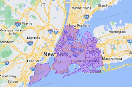 Service Areas : Brooklyn- Queens- Manhattan- Bronx- Staten Island